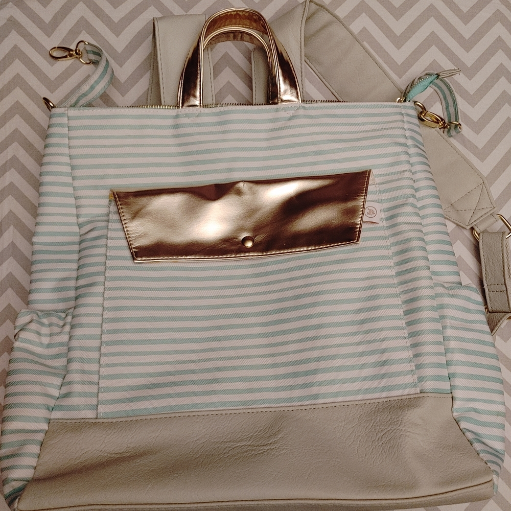 Trendy diaper bag